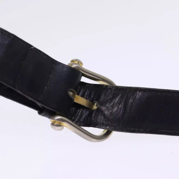 CELINE Macadam Canvas Shoulder Bag Black Auth - Picture 8 of 16